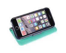 Заредете изображение във визуализатора на галерията – Telone Fancy Case for Samsung Galaxy A22 5G mint-navy
