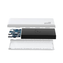 Заредете изображение във визуализатора на галерията – Baseus Power Bank 10000mAh Bipow - USB + Type C - PD 3.0 QC 3.0 18W (PPDML-02) white

