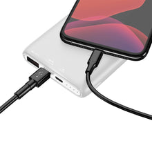 Заредете изображение във визуализатора на галерията – Baseus Power Bank 10000mAh Bipow - USB + Type C - PD 3.0 QC 3.0 18W (PPDML-02) white
