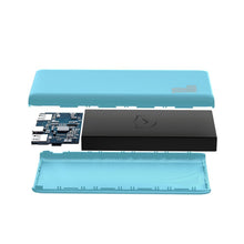 Заредете изображение във визуализатора на галерията – Baseus Power Bank 10000mAh Bipow - USB + Type C - PD 3.0 QC 3.0 18W (PPDML-03) blue
