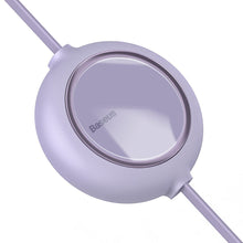 Заредете изображение във визуализатора на галерията – Baseus Cable Bright Mirror 3 in 1 - USB to Micro USB, Lightning, Type C - 3,5A 1,2 meters (CAMLT-MJ05) purple
