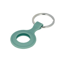 Заредете изображение във визуализатора на галерията – Silicone key ring for Airtag dark green

