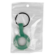 Заредете изображение във визуализатора на галерията – Silicone key ring for Airtag dark green
