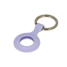 Заредете изображение във визуализатора на галерията – Silicone key ring for Airtag purple
