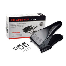 Заредете изображение във визуализатора на галерията – Micro Sim/Nano Sim Card Cutter 3 in 1
