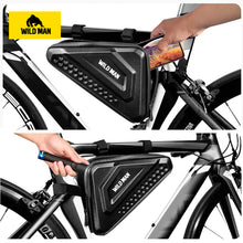 Заредете изображение във визуализатора на галерията – WILDMAN Bicycle bag ES19 waterproof 3L
