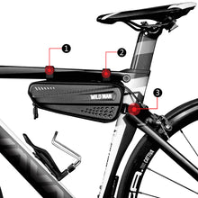 Заредете изображение във визуализатора на галерията – WILDMAN Bicycle bag ES4 waterproof 1,2L
