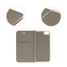 Заредете изображение във визуализатора на галерията – Vennus Book Case with frame for Iphone 13 Pro grey
