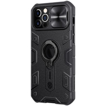 Заредете изображение във визуализатора на галерията – Nillkin CamShield Armor Metal TPU+PC for Iphone 12/12 Pro black (with logo hole)
