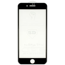 Заредете изображение във визуализатора на галерията – Tempered Glass Full Glue 5D for IPHONE 7 PLUS/8 PLUS (5,5") BLACK
