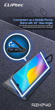 Заредете изображение във визуализатора на галерията – Cliptec Adapter HUB - Type C to 3xUSB 3.1 + Type C + HDMI + VGA + RJ45 - ViewNet-7 RZH740 grey
