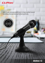 Заредете изображение във визуализатора на галерията – Cliptec Desktop Microphone BMM610 black
