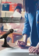 Заредете изображение във визуализатора на галерията – Cliptec Desktop Microphone BMM610 black
