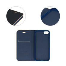Заредете изображение във визуализатора на галерията – Vennus Book Case with frame for Samsung Galaxy S21 Ultra navy
