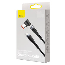 Заредете изображение във визуализатора на галерията – Baseus Zinc Magnetic cable - Type C to DC Lenovo square - 100W 2 metres (CATXC-U01) black
