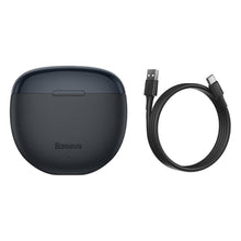 Заредете изображение във визуализатора на галерията – Baseus Bluetooth earphones TWS Encok W2 (NGW2-01) Black
