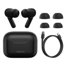 Заредете изображение във визуализатора на галерията – Baseus Bluetooth earphones TWS Simu ANC S1 (NGS1-01) Black
