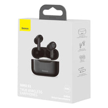 Заредете изображение във визуализатора на галерията – Baseus Bluetooth earphones TWS Simu ANC S1 (NGS1-01) Black
