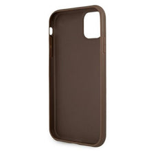 Заредете изображение във визуализатора на галерията – Original Case GUESS 4G Big Metal Logo GUHCN584GMGBR for Iphone 11 Pro brown
