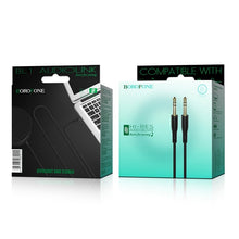 Заредете изображение във визуализатора на галерията – Borofone Cable BL1 Audiolink - jack 3,5mm to jack 3,5mm - 1 metre black
