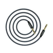 Заредете изображение във визуализатора на галерията – Borofone Cable BL3 Audiolink - jack 3,5mm to jack 3,5mm - 1 metre dark grey
