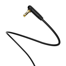 Заредете изображение във визуализатора на галерията – Borofone Cable BL4 - jack 3,5mm to jack 3,5mm - angled 2 metres black
