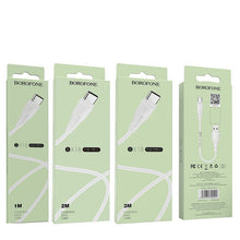 Заредете изображение във визуализатора на галерията – Borofone Cable BX18 Optimal - USB na Type C - 2 metres white
