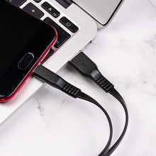Заредете изображение във визуализатора на галерията – Borofone Cable BX23 Wide Power - USB to MicroUSB - 2,4A 1 metre black

