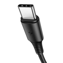 Заредете изображение във визуализатора на галерията – Borofone Cable BX47 Coolway - USB to Type C - 3A 1 metre black

