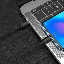 Заредете изображение във визуализатора на галерията – Borofone Cable BX47 Coolway - USB to Type C - 3A 1 metre black
