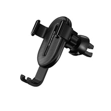 Заредете изображение във визуализатора на галерията – Borofone Car holder BH11 gravity, air vent mount black
