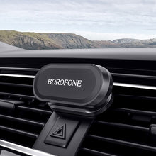 Заредете изображение във визуализатора на галерията – Borofone Car holder BH29 Graceful magnetic, stick-on base black
