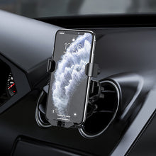 Заредете изображение във визуализатора на галерията – Borofone Car holder BH32 Gracioso gravity, air vent mount black
