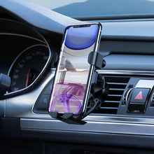 Заредете изображение във визуализатора на галерията – Borofone Car holder BH32 Gracioso gravity, air vent mount black
