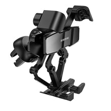 Заредете изображение във визуализатора на галерията – Borofone Car holder BH32 Gracioso gravity, air vent mount black
