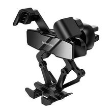 Заредете изображение във визуализатора на галерията – Borofone Car holder BH32 Gracioso gravity, air vent mount black
