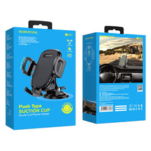 Заредете изображение във визуализатора на галерията – Borofone Car holder BH37 Route with suction cup black

