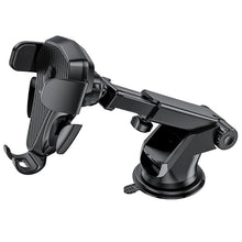 Заредете изображение във визуализатора на галерията – Borofone Car holder BH38 Magic Bay with suction cup black
