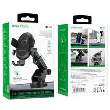 Заредете изображение във визуализатора на галерията – Borofone Car holder BH39 Amazing Bay with suction cup black
