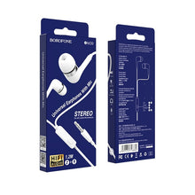 Заредете изображение във визуализатора на галерията – Borofone Earphones BM39 Refined Chant white
