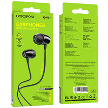 Заредете изображение във визуализатора на галерията – Borofone Earphones BM57 Platinum black
