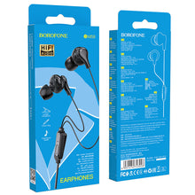 Заредете изображение във визуализатора на галерията – Borofone Earphones BM59 Collar black

