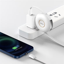 Заредете изображение във визуализатора на галерията – Baseus Cable Zinc Magnetic 3 in 1 - Type C to Micro USB, Lightning, Type C - 20W 1 metre (CAMLC-02) white
