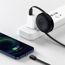 Заредете изображение във визуализатора на галерията – Baseus Cable Zinc Magnetic 3 in 1 - Type C to Micro USB, Lightning, Type C - 20W 1 metre (CAMLC-01) black
