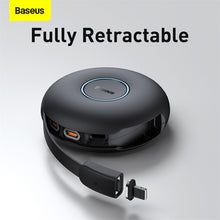 Заредете изображение във визуализатора на галерията – Baseus Cable Zinc Magnetic 3 in 1 - Type C to Micro USB, Lightning, Type C - 20W 1 metre (CAMLC-01) black
