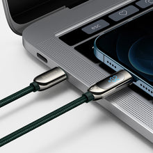 Заредете изображение във визуализатора на галерията – Baseus Cable Display - Type C to Lightning - PD 20W 2A 2 metres (CATLSK-A06) green
