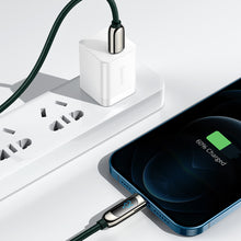 Заредете изображение във визуализатора на галерията – Baseus Cable Display - Type C to Lightning - PD 20W 2A 2 metres (CATLSK-A06) green
