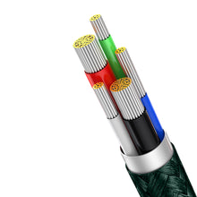 Заредете изображение във визуализатора на галерията – Baseus Cable Display - Type C to Lightning - PD 20W 2A 1 metre (CATLSK-06) green
