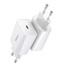 Заредете изображение във визуализатора на галерията – Baseus Speed Mini Wall Charger - Type C - 20W 3A (CCFS-SN02) white
