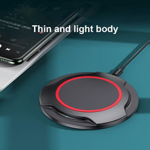 Заредете изображение във визуализатора на галерията – Wireless Induction Charger QI Universal Fast Charge magnetic - C02 UFO 15W Black (min.2A)
